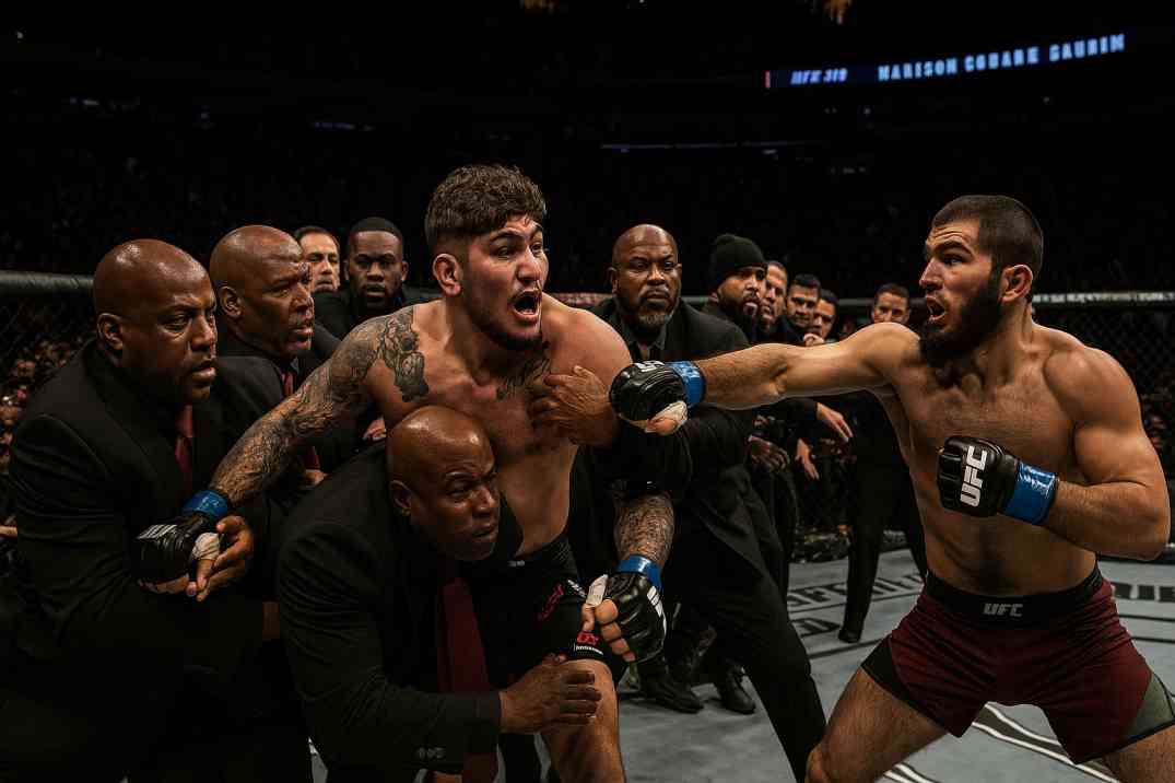 Dillon Danis and Abubakar Nurmagomedov Involved in Massive UFC 322 Brawl at Madison Square Garden