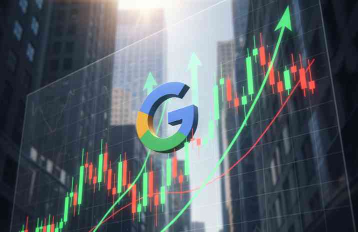 Alphabet stock surges after Berkshire Hathaway reveals new $4.9 billion stake as U.S. markets open lower.